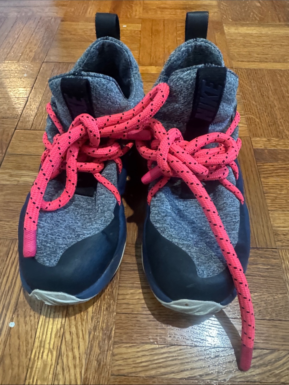 Nike Navy and Pink Athletic Sneakers